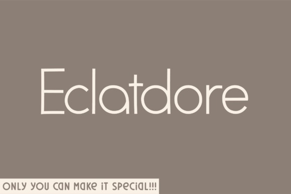 Eclatdore Font - Featured Image