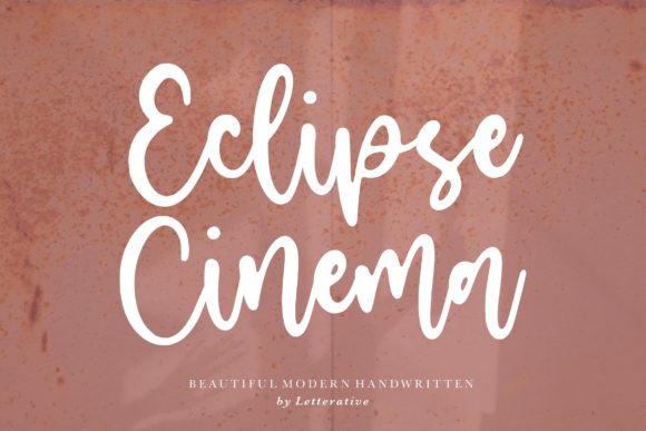 Eclipse Cinema Font - Featured Image