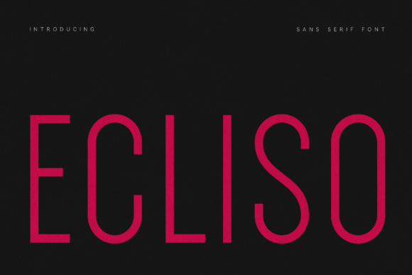 Ecliso Font - Featured Image