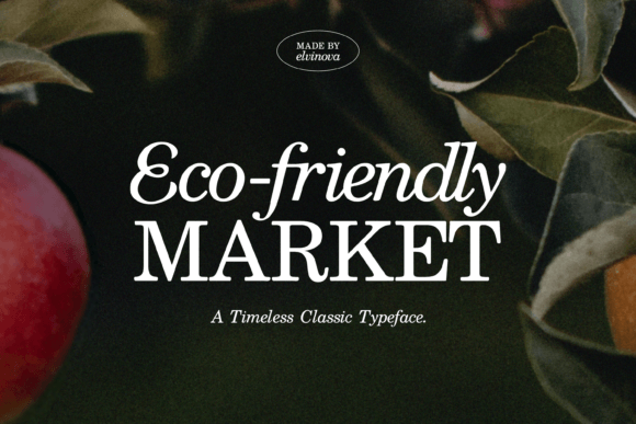 Eco-friendly Market Font - Featured Image