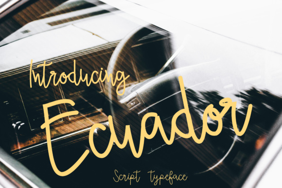 Ecuador Font - Featured Image