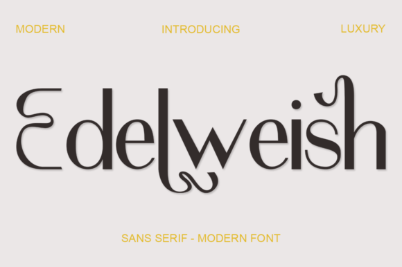 Edelweish Font - Featured Image
