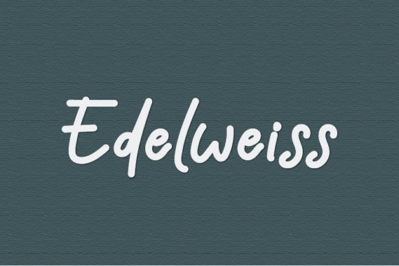 Edelweiss Font - Featured Image