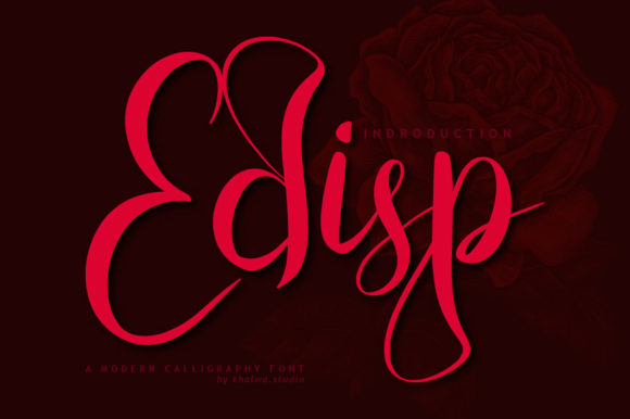 Edisp Script Font - Featured Image