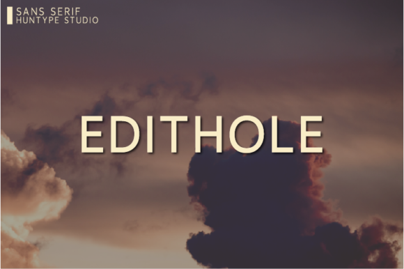 Edithole Font - Featured Image