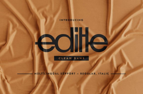 Editle Font - Featured Image