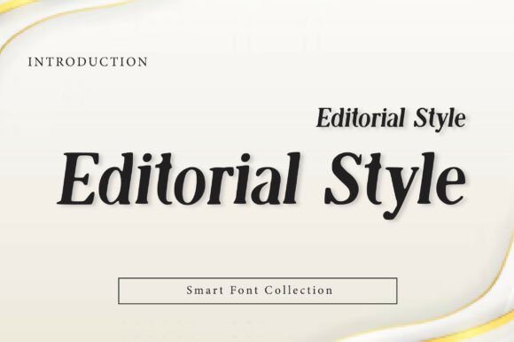 Editorial Style Font - Featured Image