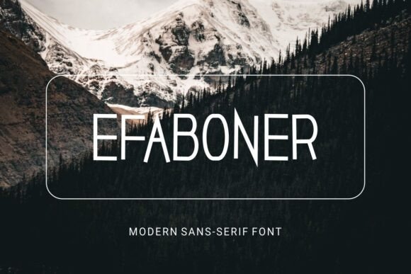 Efaboner Font - Featured Image