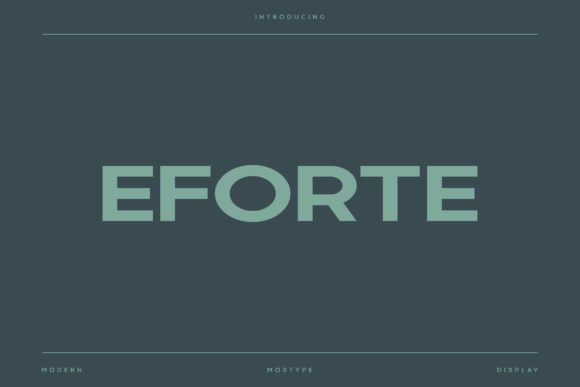 Eforte Font - Featured Image