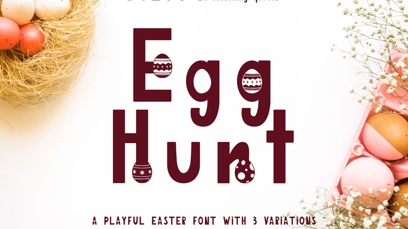 Egg Hunt Font - Featured Image