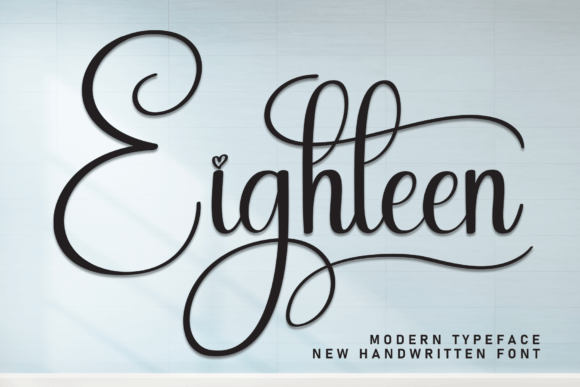 Eighteen Font - Featured Image