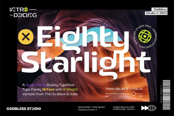 Eighty Starlight Font - Featured Image