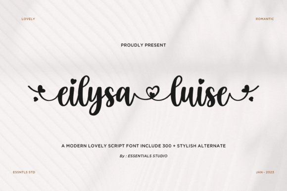 Eilysa Luise Font - Featured Image