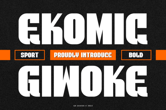 Ekomic Giwoke Font - Featured Image