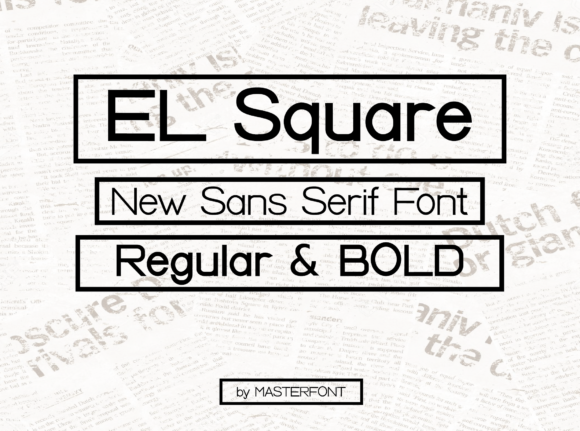 El Square Font - Featured Image
