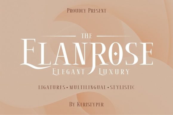 Elanrose Font - Featured Image