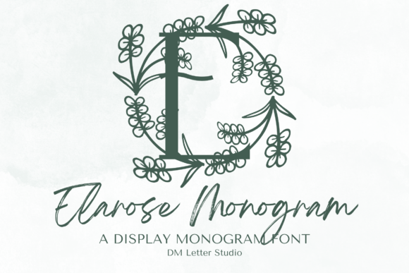 Elarose Monogram Font - Featured Image
