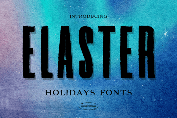 Elaster Font - Featured Image