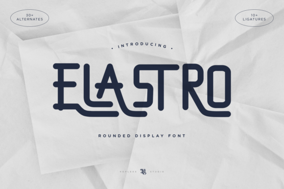 Elastro Font - Featured Image