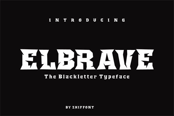 Elbrave Font - Featured Image