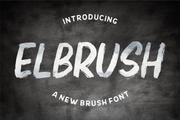 Elbrush Font - Featured Image