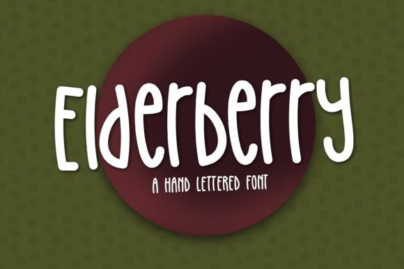 Elderberry Font - Featured Image