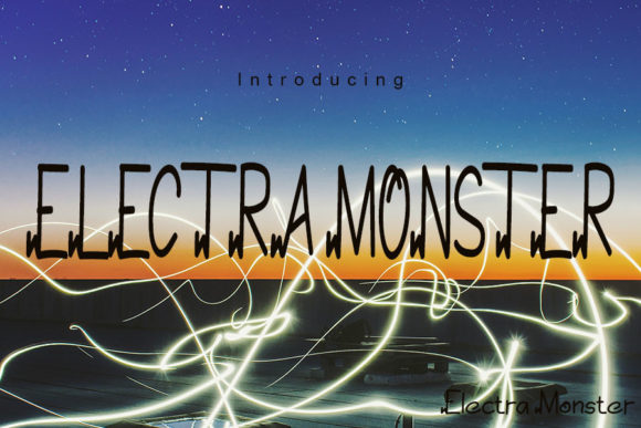 Electramonster Font - Featured Image