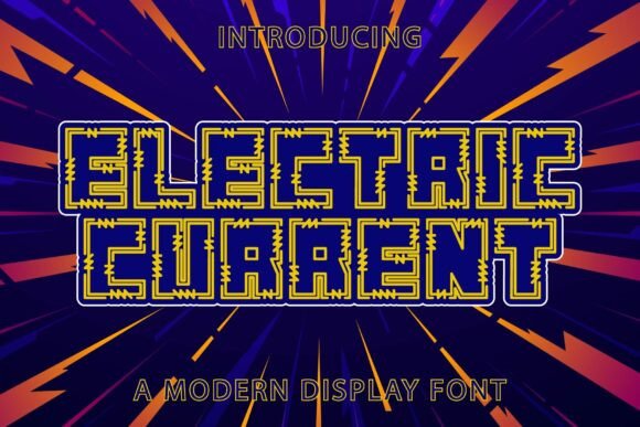 Electric Current Font - Featured Image