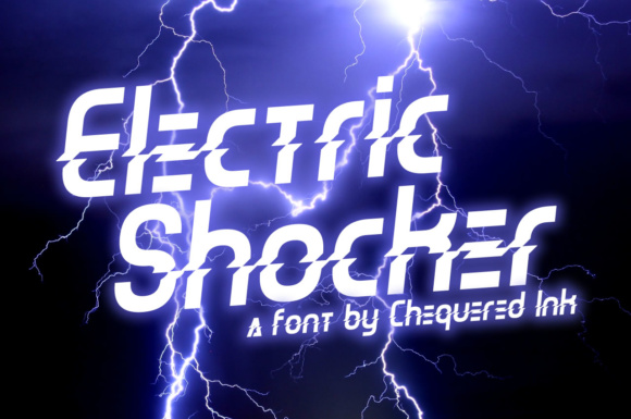 Electric Shocker Font - Featured Image