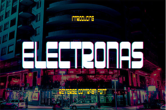 Electronas Font - Featured Image