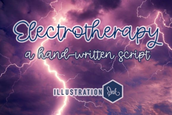Electrotherapy Font - Featured Image