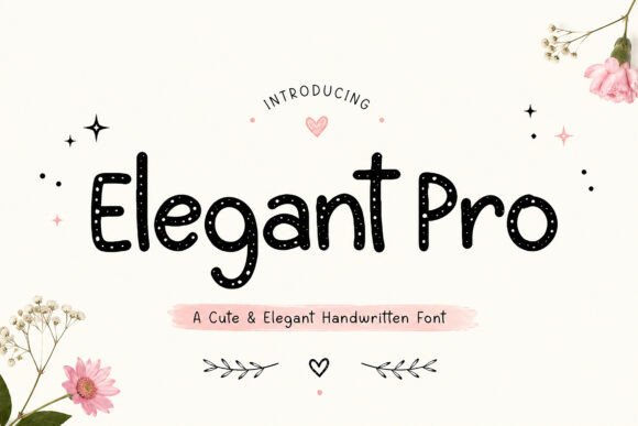 Elegant Pro Font - Featured Image