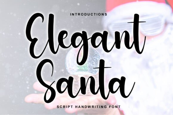 Elegant Santa Font - Featured Image