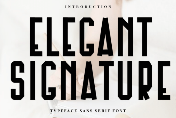Elegant Signature Font - Featured Image
