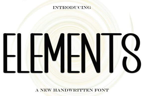 Elements Font - Featured Image
