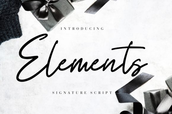 Elements Font - Featured Image