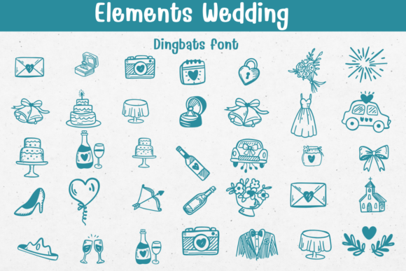 Elements Wedding Font - Featured Image