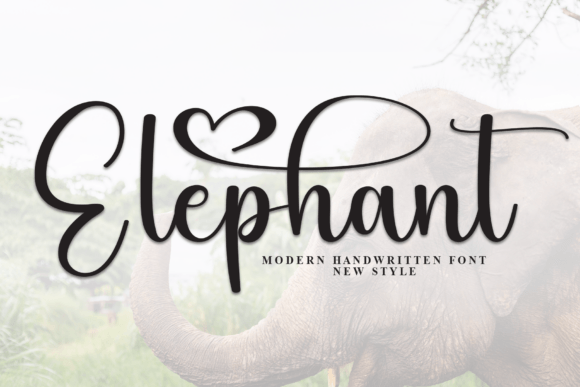 Elephant Font - Featured Image