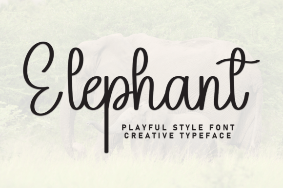 Elephant Font - Featured Image