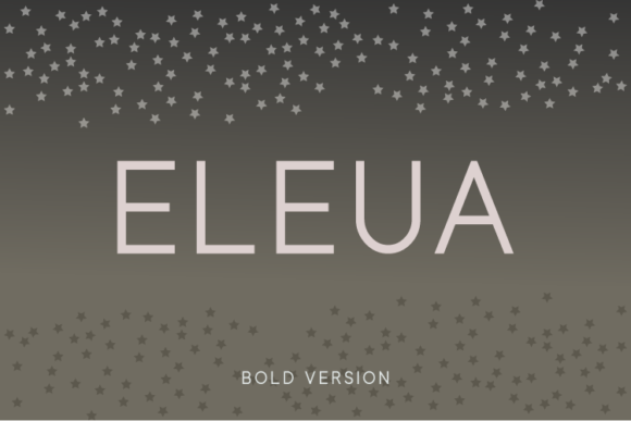 Eleua Bold Font - Featured Image