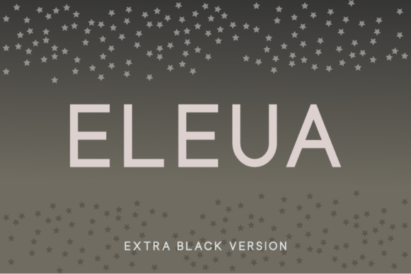 Eleua Extra Black Font - Featured Image