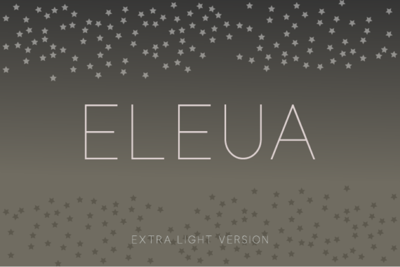 Eleua Extra Light Font - Featured Image