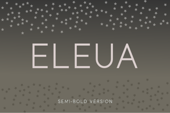 Eleua Semi-Bold Font - Featured Image
