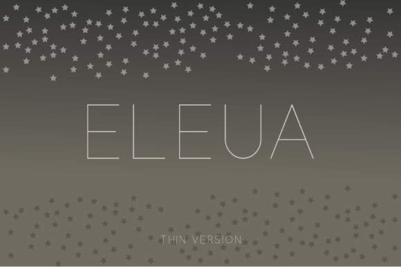 Eleua Thin Font - Featured Image