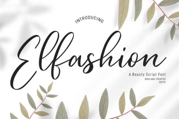 Elfashion Beauty Script Font - Featured Image