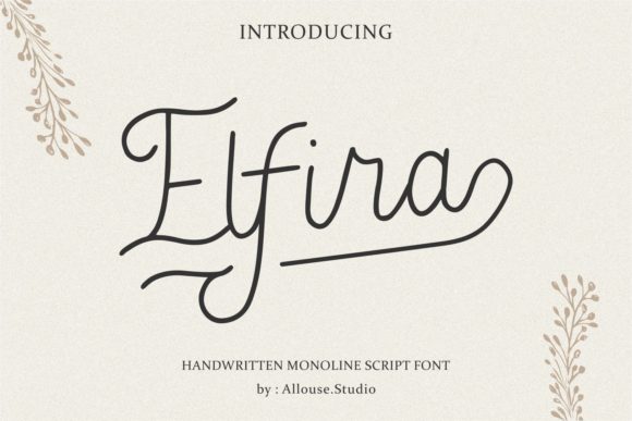Elfira Font - Featured Image