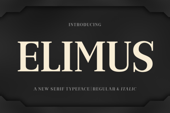 Elimus Font - Featured Image