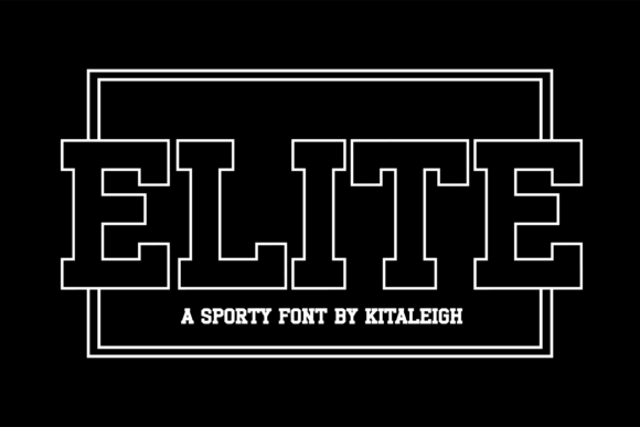 Elite Font - Featured Image