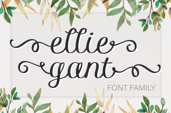 Ellie Gant Family Font - Featured Image