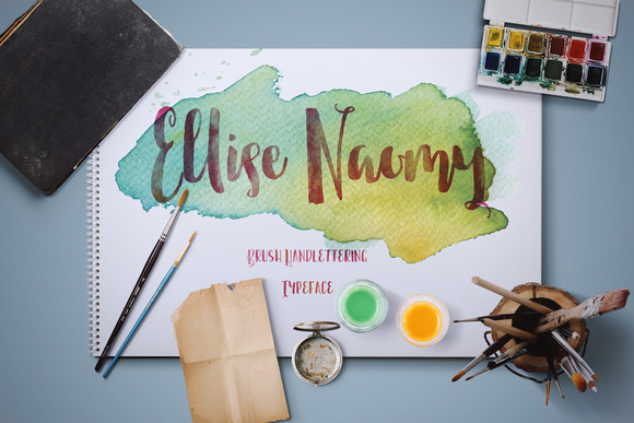Ellise Naomy Script Font - Featured Image